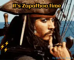 Jack Sparrow It's Zapathon time