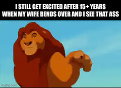 Simba pointing meme