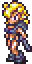 pixel art blonde woman