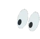 Cartoon eyes blinking and looking around