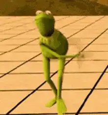 Kermit the Frog dancing