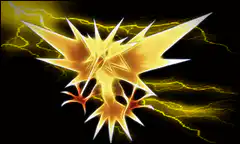 Zapdos lightning animation