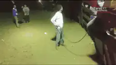 Man gets kicked by a horse