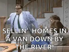 Dwight Schrute Sellin' Homes In A Van Down By The River