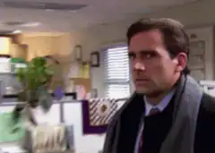 Michael Scott confused look