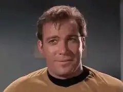 William Shatner Smirking