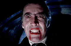 Dracula laughs maniacally