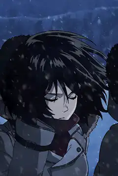 Mikasa Ackerman in the snow