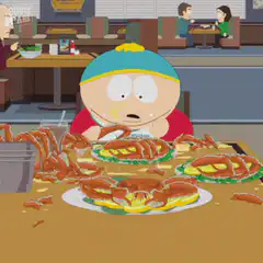 Stan Marsh eating bacon burgers