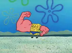 SpongeBob Thank You Muscles