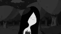 Marceline transforms into a monster