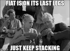 Fiat is on its last legs just keep stacking