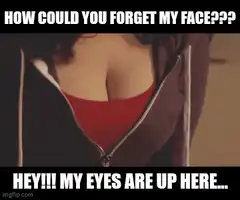 Woman points to her chest then face
