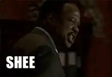 Man screaming Shee