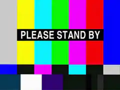 Please Stand By TV Test Pattern Glitch