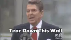 Ronald Reagan Tear Down This Wall
