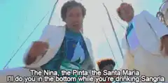 The Nina the Pinta the Santa Maria
