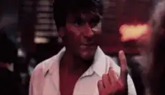 Harrison Ford finger wag