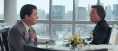 Leonardo DiCaprio and Ellen Burstyn dinner scene