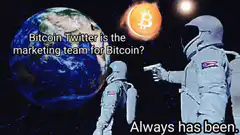 Bitcoin Twitter Marketing Team Meme