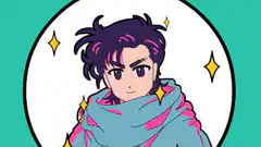 anime character heart emoji reaction