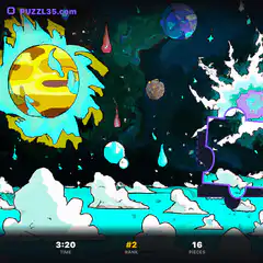 Space puzzle game screenshot