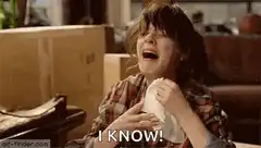 Girl crying I know