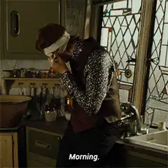 Tom Hiddleston bandaged head morning