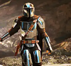 The Mandalorian ignites his lightsaber