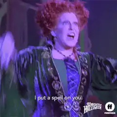 Winona Ryder as Winifred Sanderson I put a spell on you