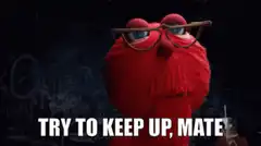 Elmo Try To Keep Up Mate