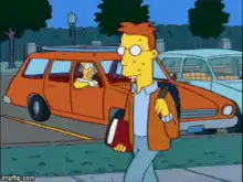 Ned Flanders yelling NEEEEEERD