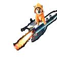 Shiba Inu in rocket