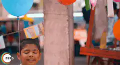colorful balloons at a fair