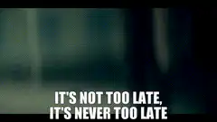 Jennifer Aniston It's Not Too Late