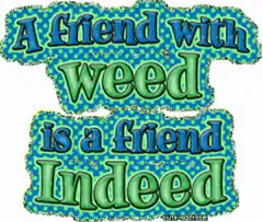 A friend with weed is a friend Indeed