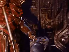 Red Power Ranger activates device