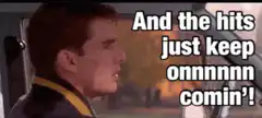 Tom Cruise And the hits just keep onnnnnn comin'