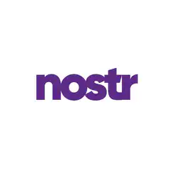 Nostr logo with bird and fixes this text