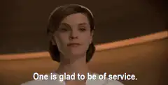 One is glad to be of service
