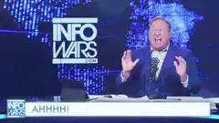 Alex Jones screaming AHHHH!