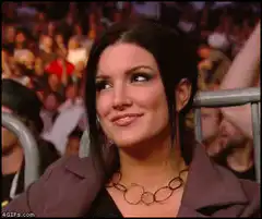 Gina Carano smiling and laughing