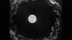 The Man in the Moon with a Rocket