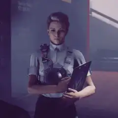 Alyx Vance with a gravity gun