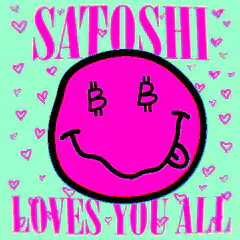 Satoshi Loves You All Smiley