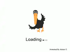 Loading Ostrich Animation