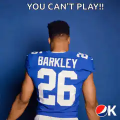 Saquon Barkley You Can't Play