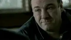 Tony Soprano smirking and nodding
