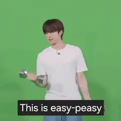 This is easy-peasy dumbbell