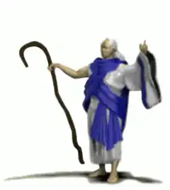 Moses Statue with WOLOLO Text